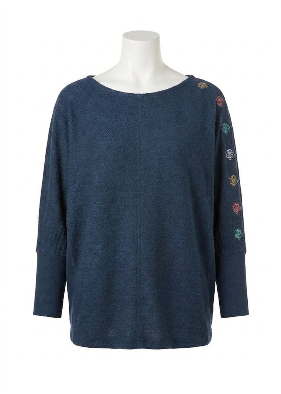 NEW FDJ nessie batwing top in navy